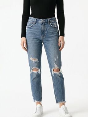 ABERCROMBIE & FITCH | Skinny Distressed High-Rise Jeans Women’s Size 29 Short